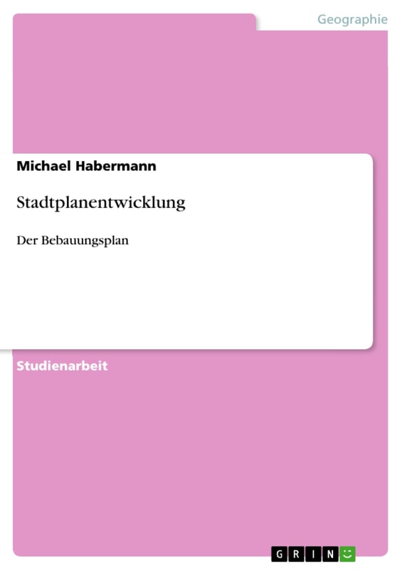 Stadtplanentwicklung
