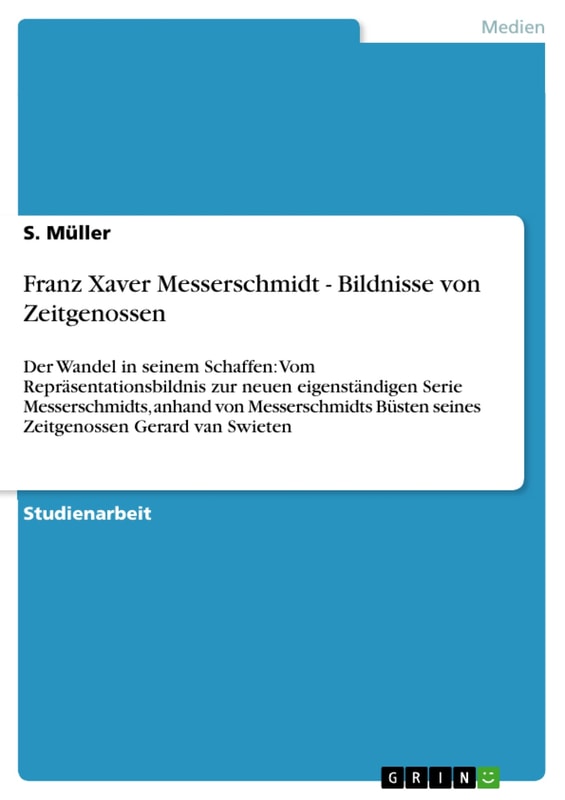 Franz Xaver Messerschmidt - Bildnisse von Zeitgenossen