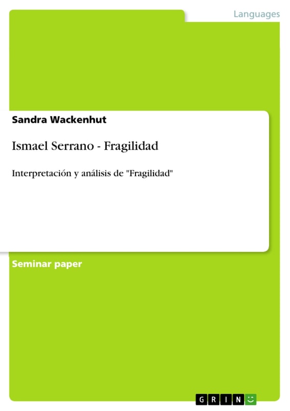 Ismael Serrano - Fragilidad