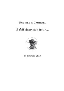 Una sera in Camerata