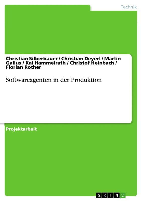 Softwareagenten in der Produktion