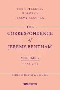 The Correspondence of Jeremy Bentham, Volume 2