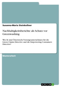 Nachhaltigkeitsberichte als Schutz vor Greenwashing