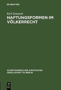 Haftungsformen im Völkerrecht