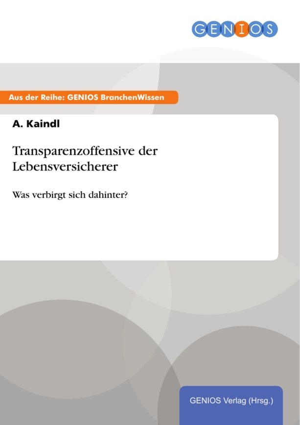 Transparenzoffensive der Lebensversicherer