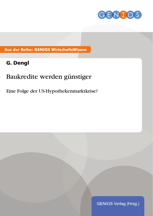Baukredite werden günstiger