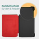 6'' Cover SHELL Red für PocketBook Verse-Serie