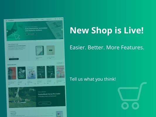 Welcome to the new PocketBook Shop!
