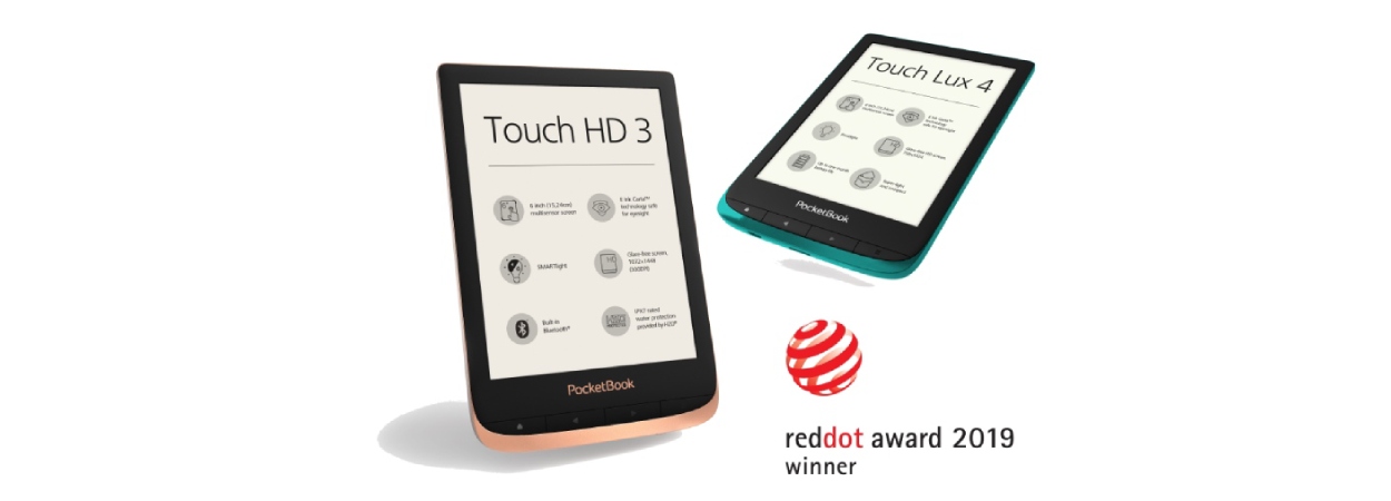 Best design according to Red Dot – two PocketBook e-readers got recognition