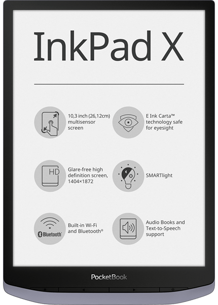 PocketBook InkPad X rozšíří vaše možnosti četby