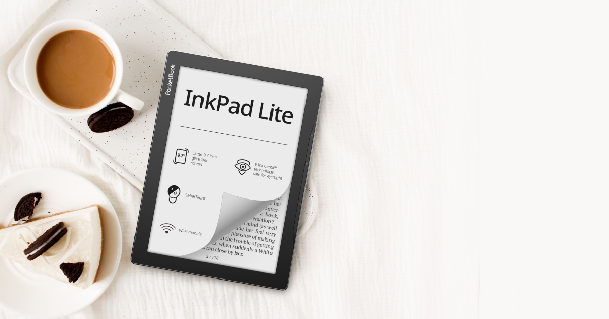 Ny PocketBook InkPad Lite: få en behagelig stor skærm til en overkommelig pris