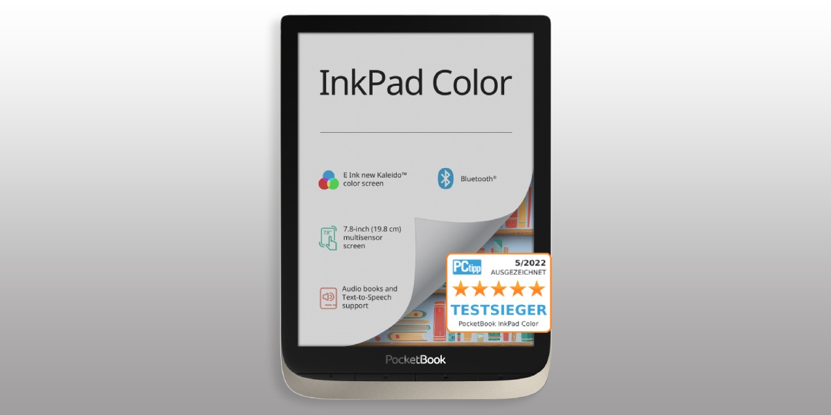 Rivista svizzera premia PocketBook InkPad Color come miglior e-reader
