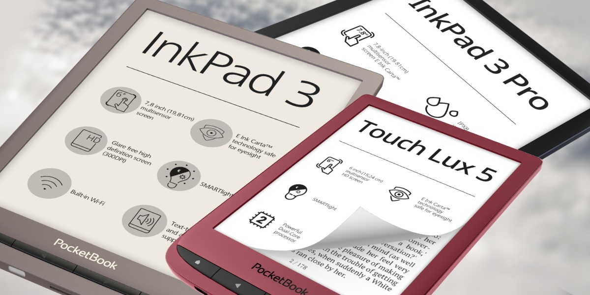 Firmware 6.7 per cinque modelli PocketBook: audio migliore e altre ottimizzazioni