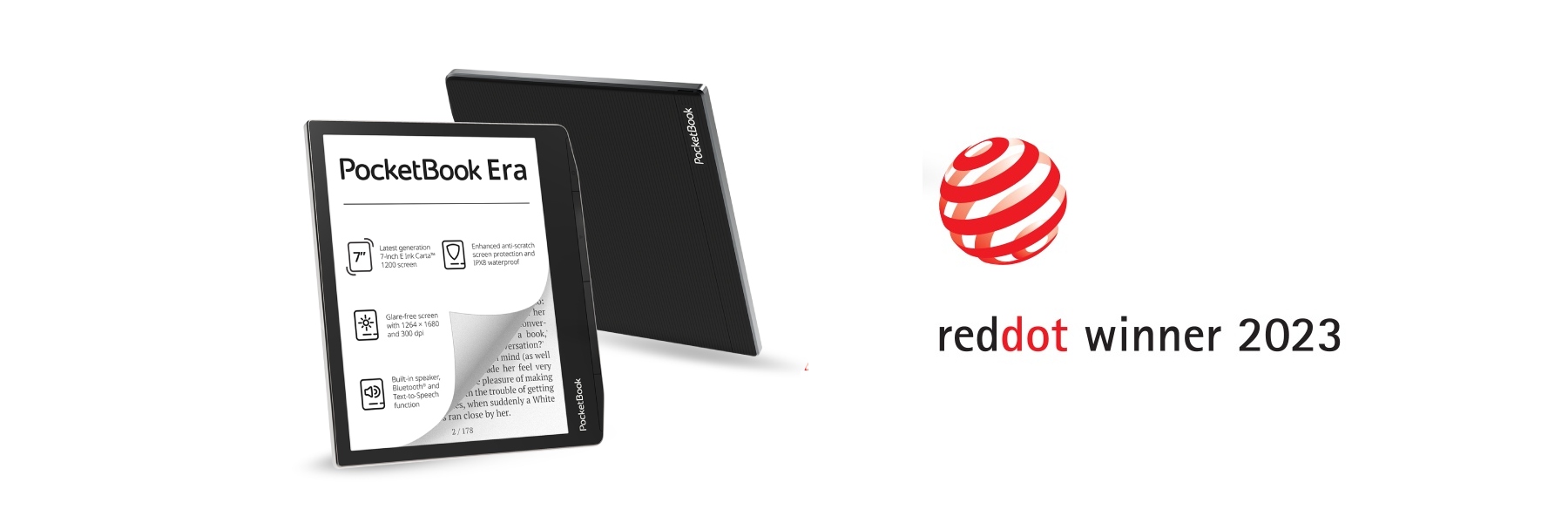 E-reader-ul cu cel mai bun design: PocketBook Era a primit prestigiosul premiu Red Dot