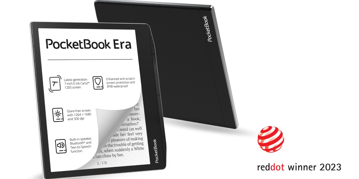 E-bralnik z najboljšo zasnovo: Bralnik PocketBook Era je prejel prestižno nagrado Red Dot