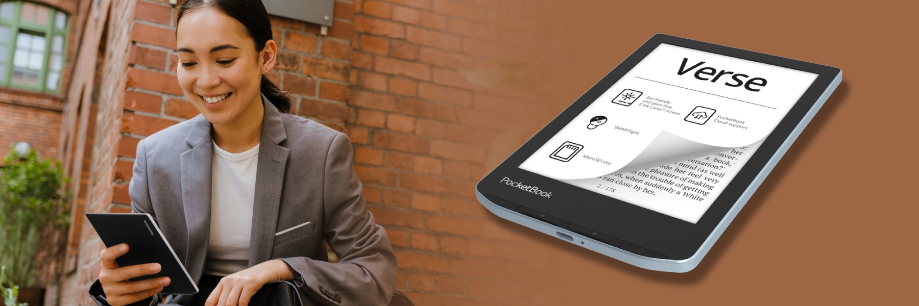 PocketBook Verse: a könnyedség és a könnyű olvashatóság új generációja