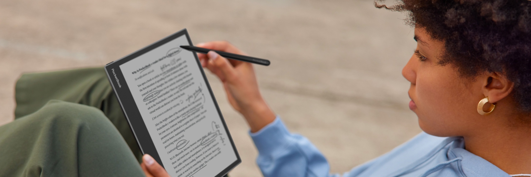 Rozpoznávání textu u čtečky PocketBook InkPad Eo: převádějte ručně psané poznámky na text pomocí funkce OCR