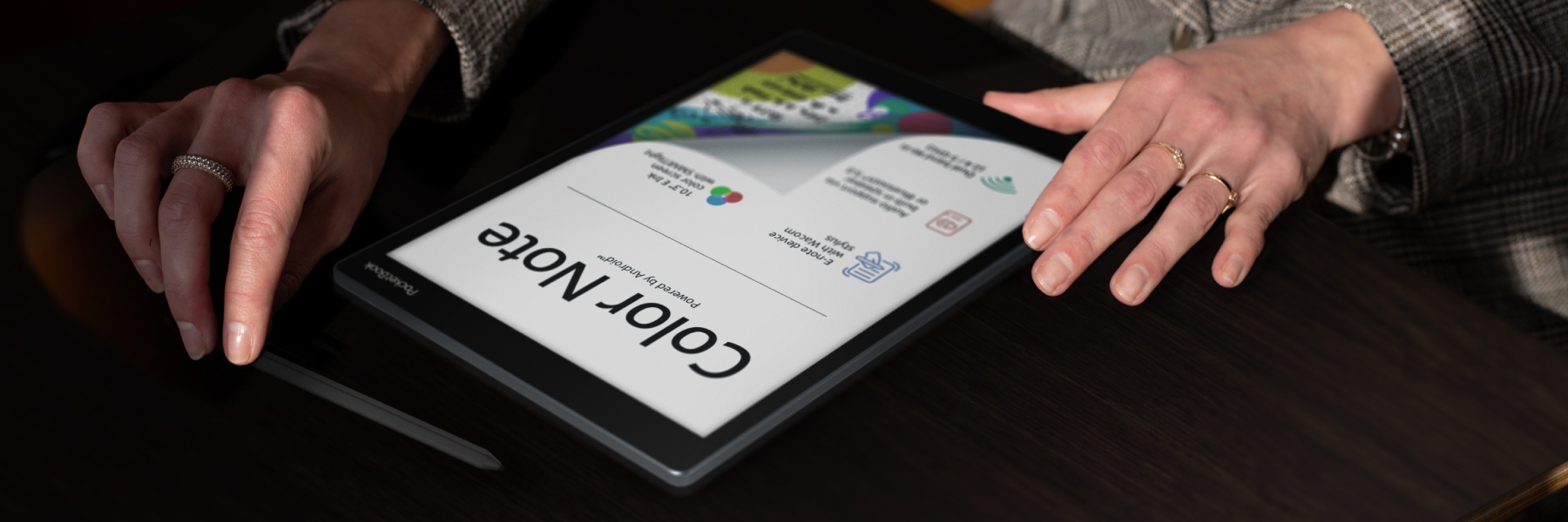 PocketBook Color Note: bezproblémové psaní barevných poznámek na velkém displeji E Ink Kaleido 3