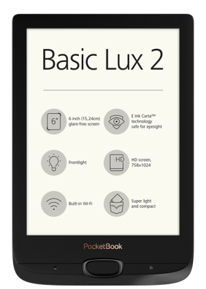 PocketBook Basic Lux 2 Obsidian Black Foto №1