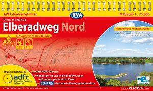 ADFC-Radreiseführer Elberadweg Nord 1:75.000 praktische Spiralbindung, reiß- und wetterfest, GPS-Tracks Download Foto №1