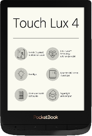 Generalüberholt: Pocketbook Touch Lux 4 Obsidian Black Foto №1