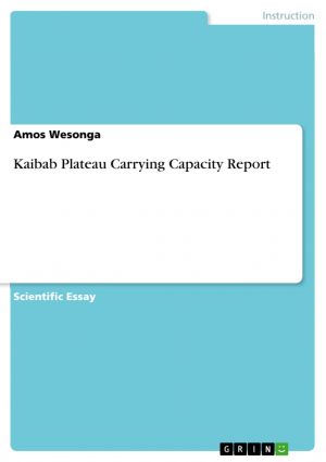 Kaibab Plateau Carrying Capacity Report photo №1