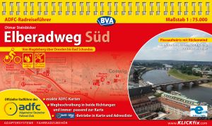 ADFC-Radreiseführer Elberadweg Süd 1:75.000 praktische Spiralbindung, reiß- und wetterfest, GPS-Tracks Download Foto №1