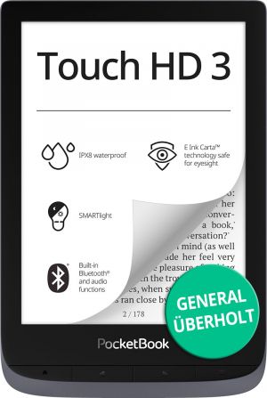 Generalüberholt: PocketBook Touch HD 3 Metallic Grey Foto №1