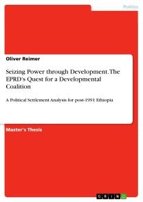 Seizing Power through Development. The EPRD's Quest for a Developmental Coalition photo №1