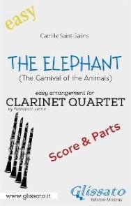 The Elephant - Easy Clarinet Quartet (score & parts) photo №1