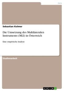 Die Umsetzung des Multilateralen Instruments (MLI) in Österreich Foto №1