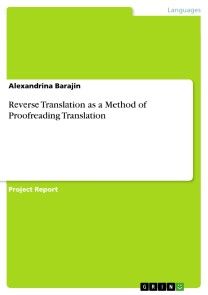 Rеvеrsе Trаnslаtion as a Method of Proofreading Translation photo №1