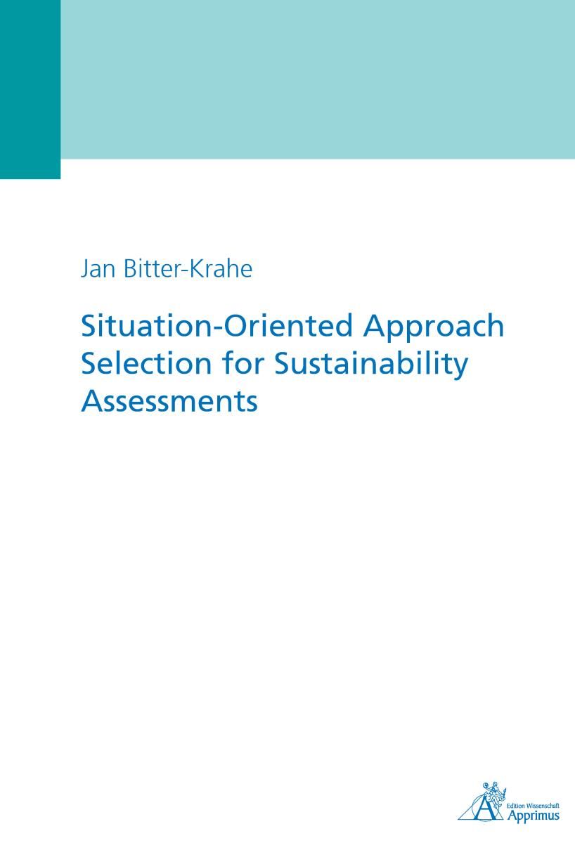 Situation-Oriented Approach Selection for Sustainability Assessments photo №1