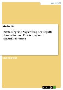 Darstellung und Abgrenzung des Begriffs Homeoffice und Erläuterung von Herausforderungen Foto №1