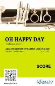 Oh Happy Day - Clarinet Quintet/Choir (score) photo №1