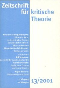 Zeitschrift für kritische Theorie / Zeitschrift für kritische Theorie, Heft 13 Foto №1