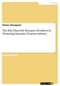 The Role Played By Morogoro Residents In Promoting Tanzania's Tourism Industry photo №1