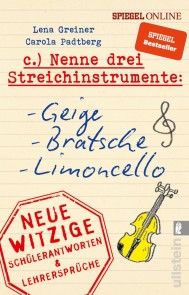 Nenne drei Streichinstrumente: Geige, Bratsche, Limoncello Foto №1