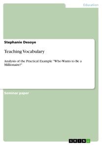 Teaching Vocabulary photo №1