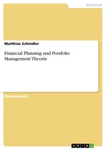 Financial Planning und Portfolio Management Theorie photo №1