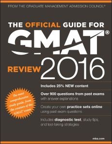 The Official Guide for GMAT Review 2016 with Online Question Bank and Exclusive Video photo №1