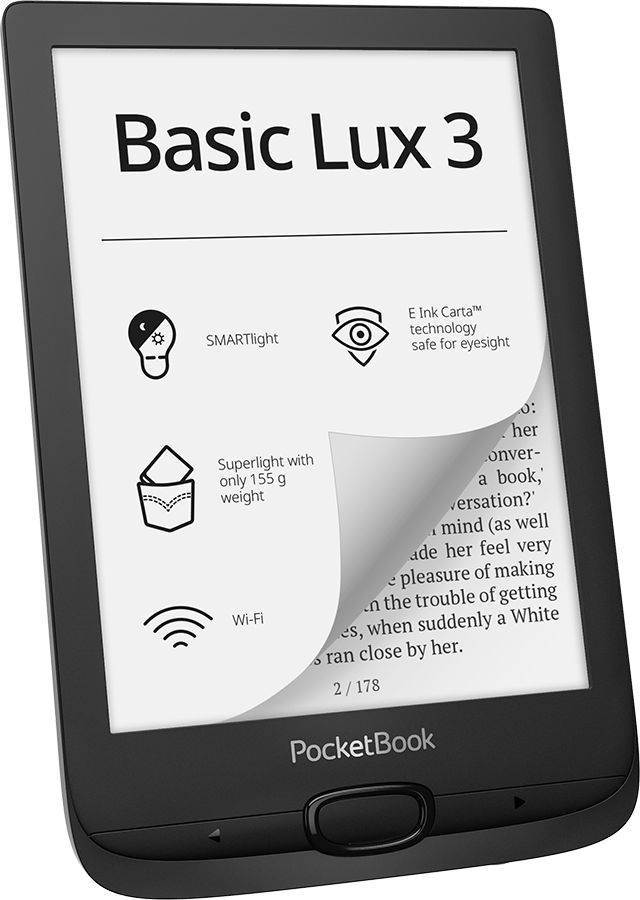 PocketBook Basic Lux 3 Black  Foto 3