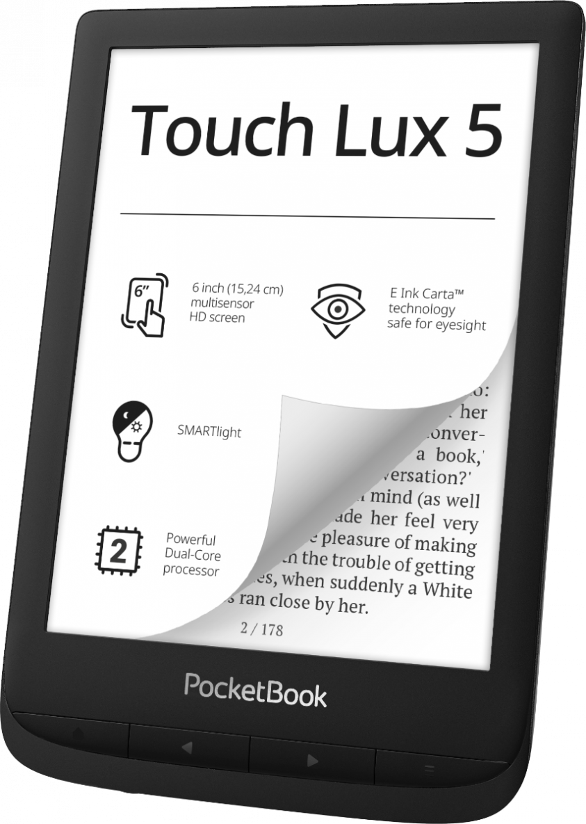 PocketBook Touch Lux 5 Ink Black Foto 3