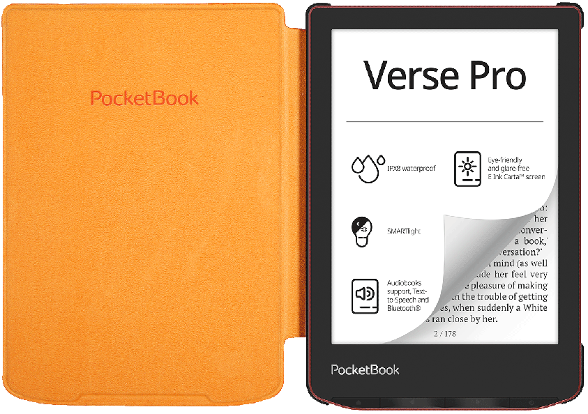 6'' Cover SHELL Orange für PocketBook Verse und Verse Pro Foto 3