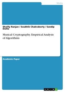 Musical Cryptography. Empirical Analysis of Algorithms photo №1