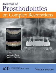 Journal of Prosthodontics on Complex Restorations photo №1