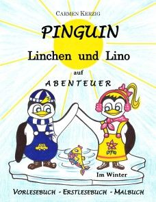 Pinguin Linchen und Lino auf Abenteuer im Winter Foto №1