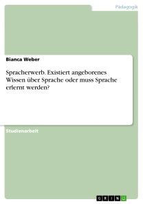 Spracherwerb. Existiert angeborenes Wissen über Sprache oder muss Sprache erlernt werden? Foto №1