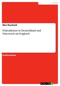 Föderalismus in Deutschland und Österreich im Vergleich Foto №1