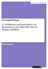 E. coli-Bakterien auf Speisekarten von Restaurants in der Dubai Mall. Sind die Mengen schädlich? Foto №1